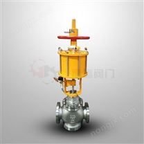 氣動活塞式三通切斷閥